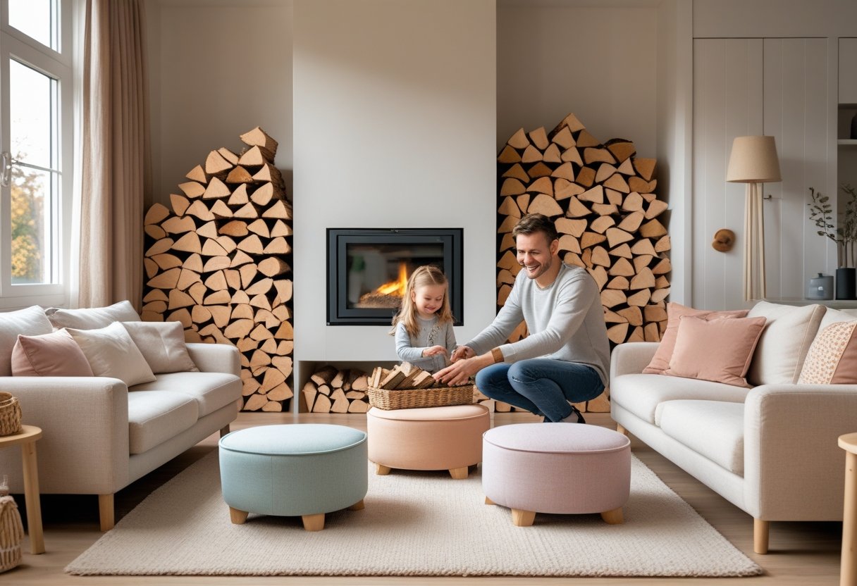 Saadan skaber du hygge i hjemmet med braendekurve og soede boernesofaer